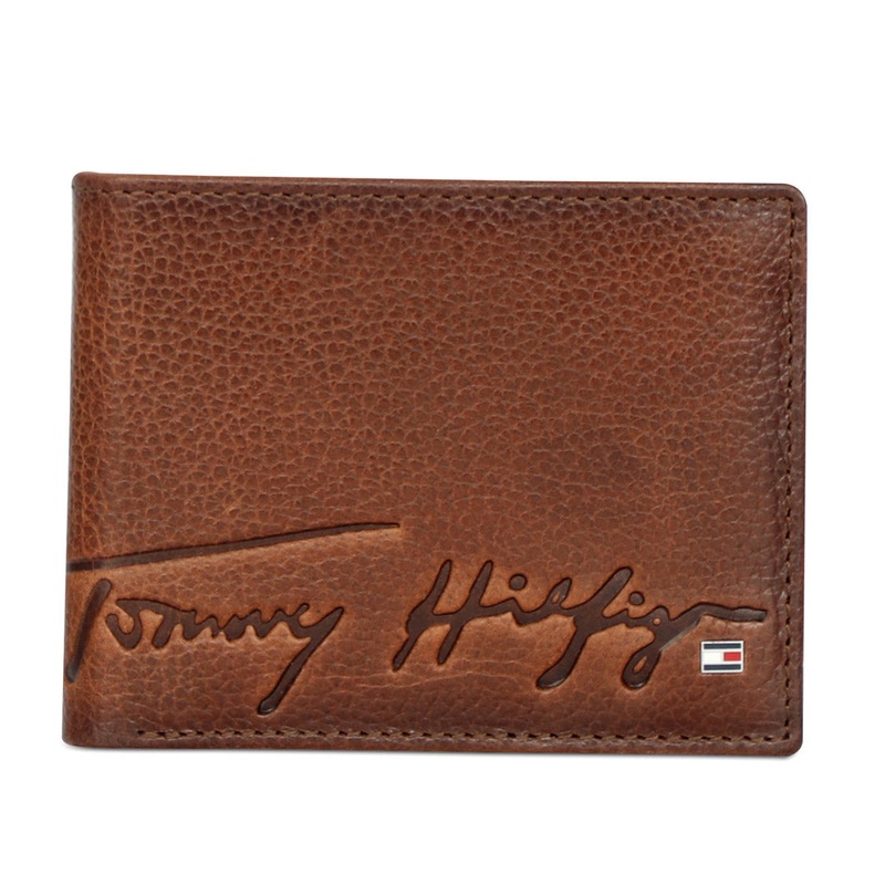 Tommy Hilfiger Michelin Men's Leather Slimfold Wallet
