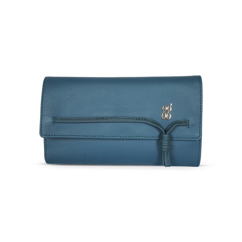 Maryam Blue Large Three Fold wallets