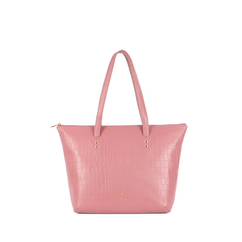 Parker Rose Wood Large Tote Bag