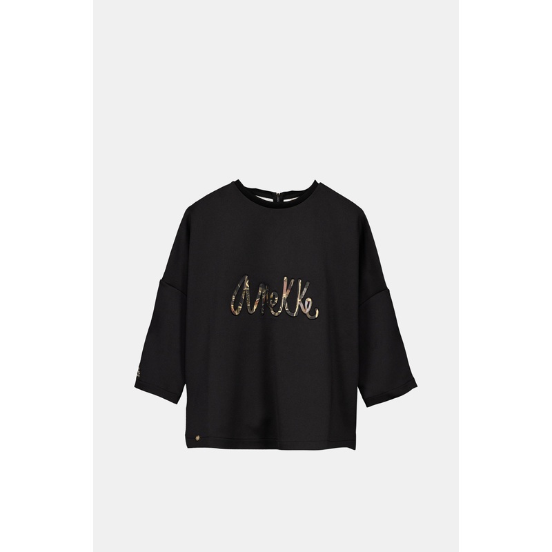 Black logo sweatshirt