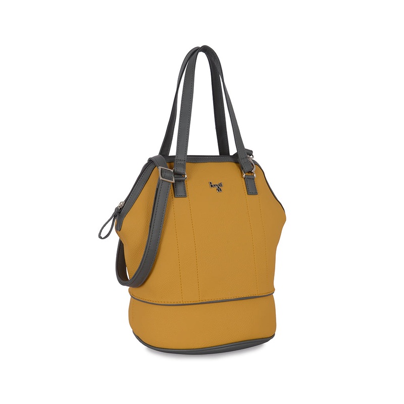 Ferrari Yellow Medium Hobo Bag