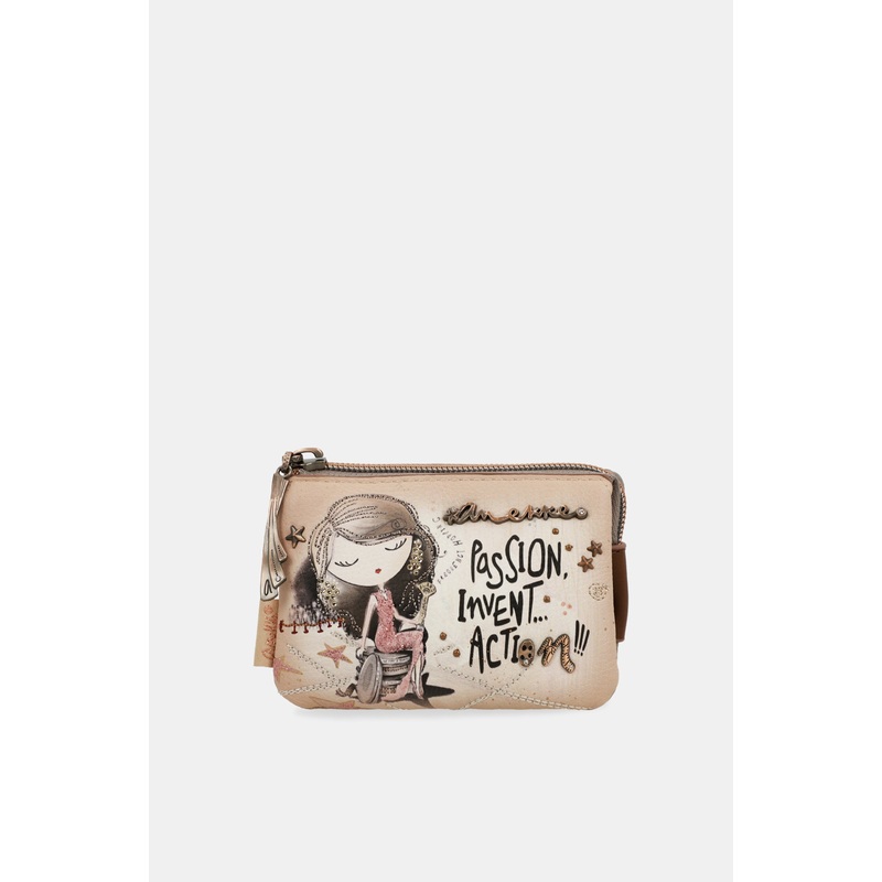 Hollywood 3-compartment coin purse