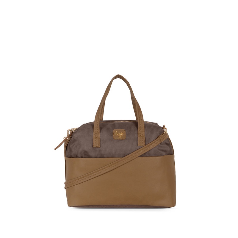 Margret Brown Medium Bowling Bag