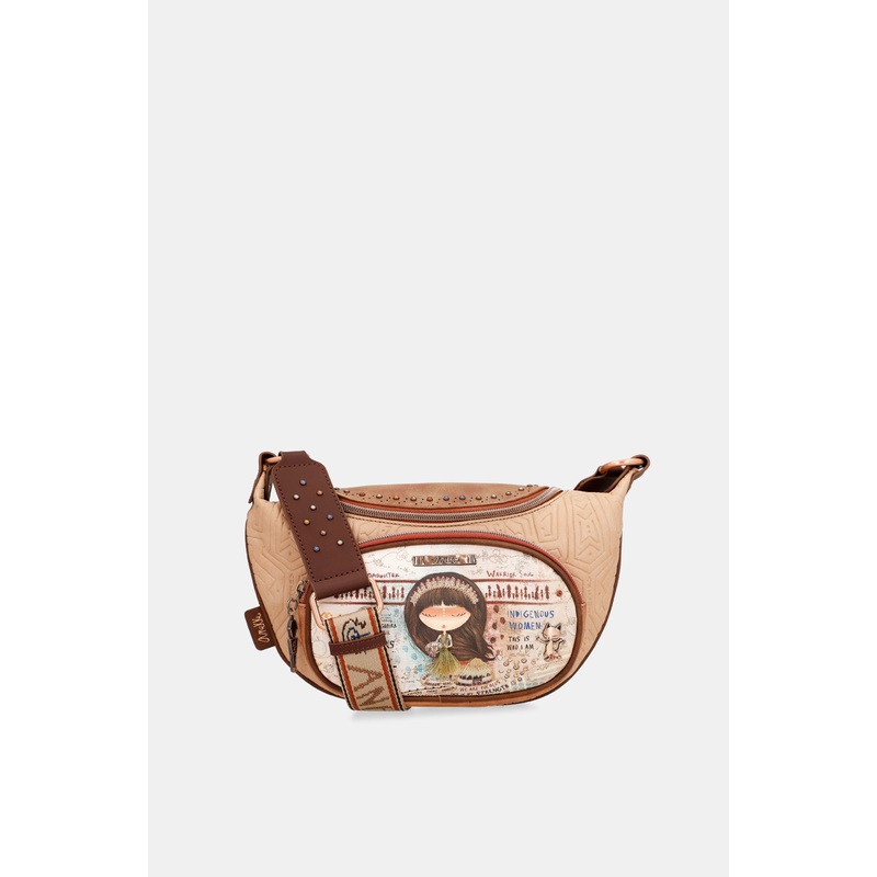 Menire ethnical printed crossbody bag