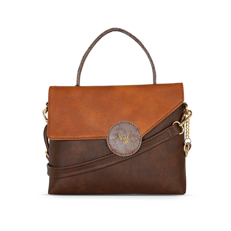 Presley Brown Small Satchel Bag