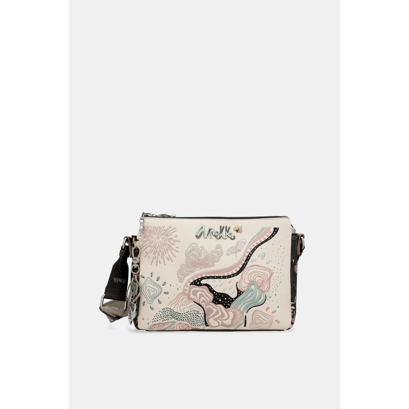 Psicodelic rectangular crossbody bag