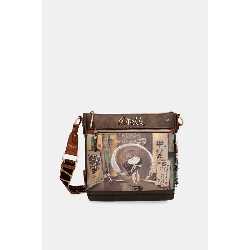 Shen medium brown shoulder bag