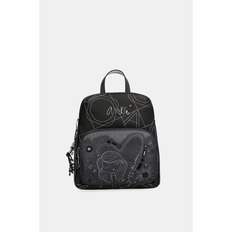 Studio navy blue backpack for leisure use