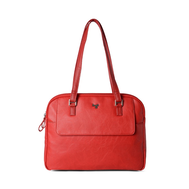Verta Red Medium Tote Bag