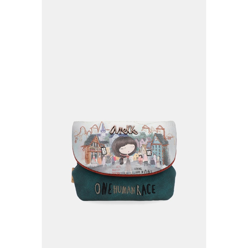 Voice flap coin purse
