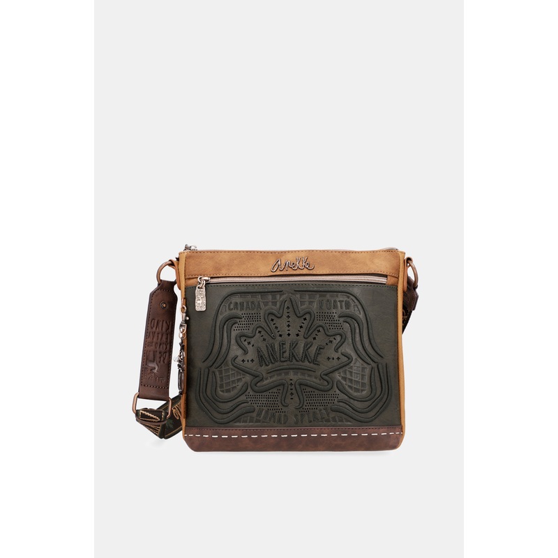Wild green medium shoulder bag