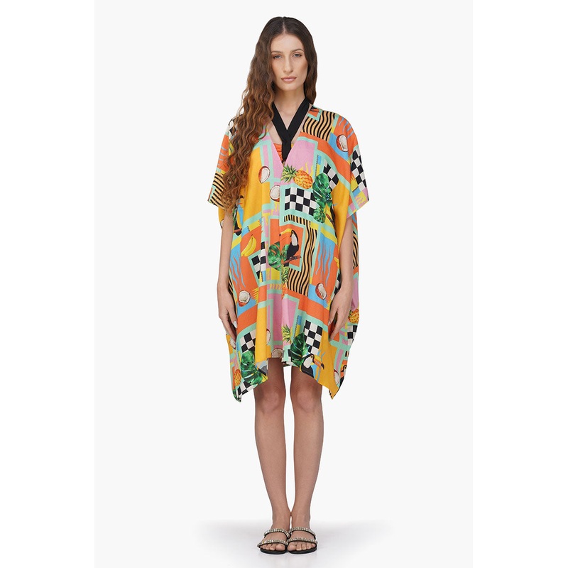 Barbara Toucan Printed Cover Up