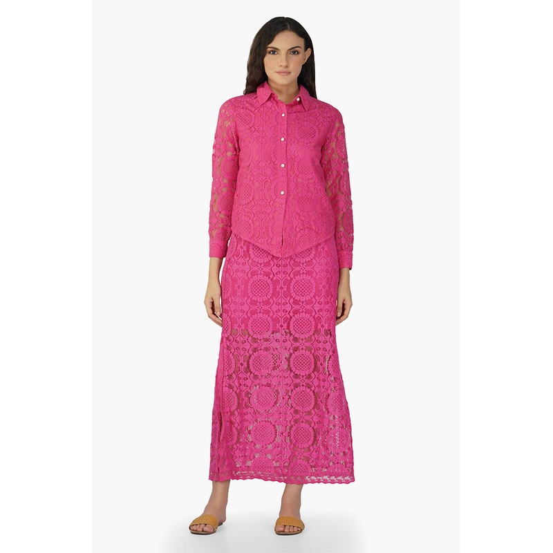 Brinda Crochet Lace Skirt