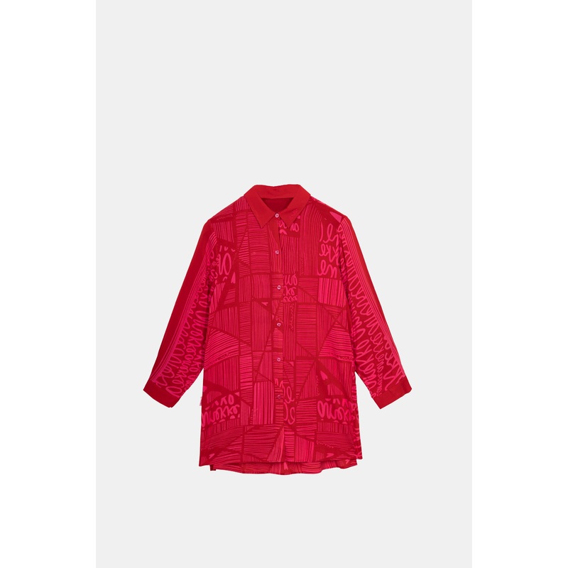 Fashion red shirt