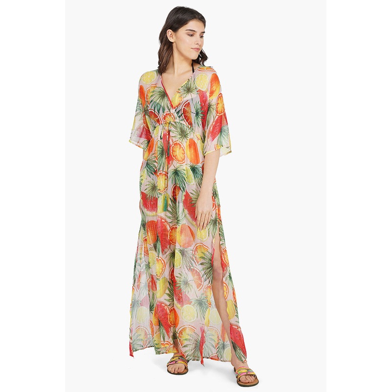 Fruit Punch Wrap Dress