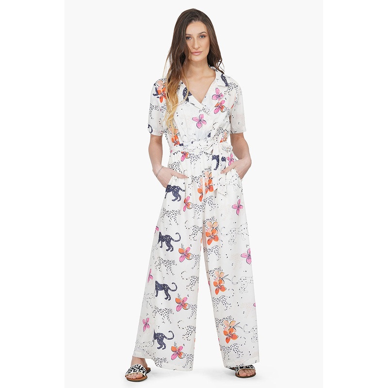 Jaguar Floral Jumpsuit