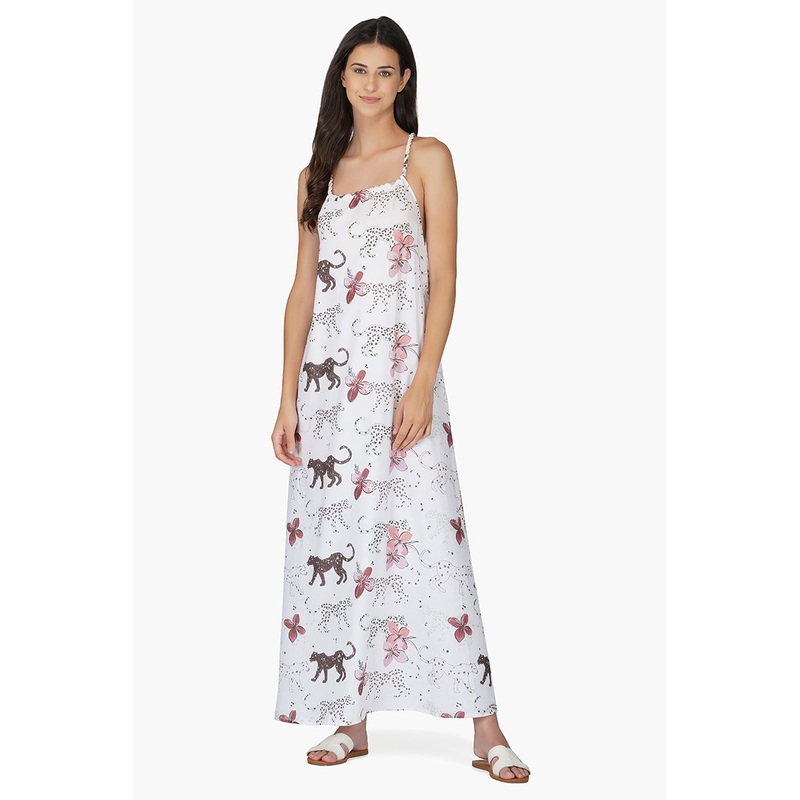 Jaguar Floral Maxi Dress