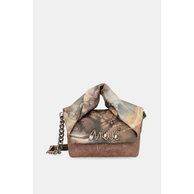 Land crossbody bag with flap closure