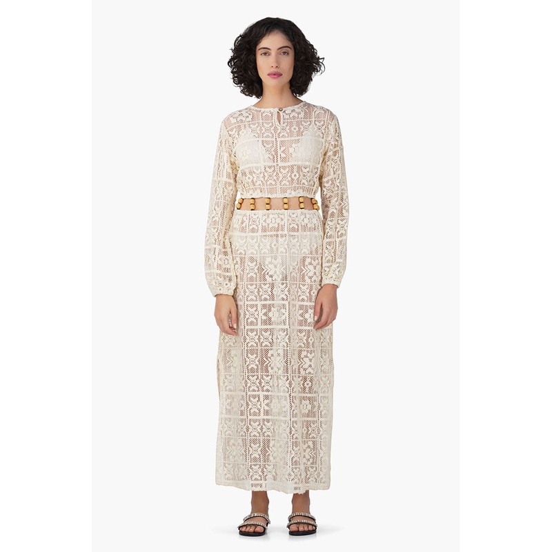 Margot Beads Crochet Dress
