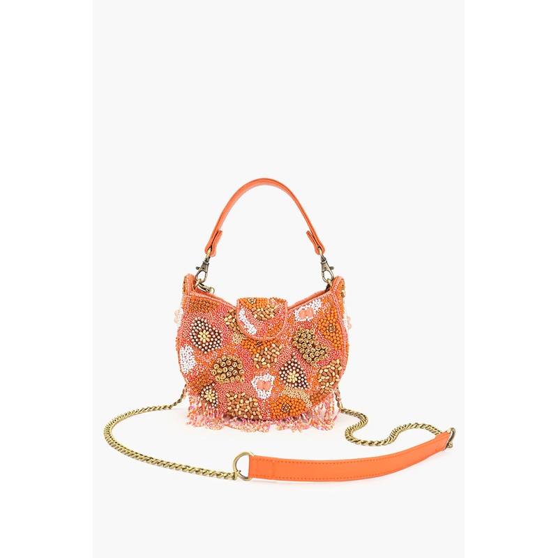 Maze Tangerine Top Handle Bag