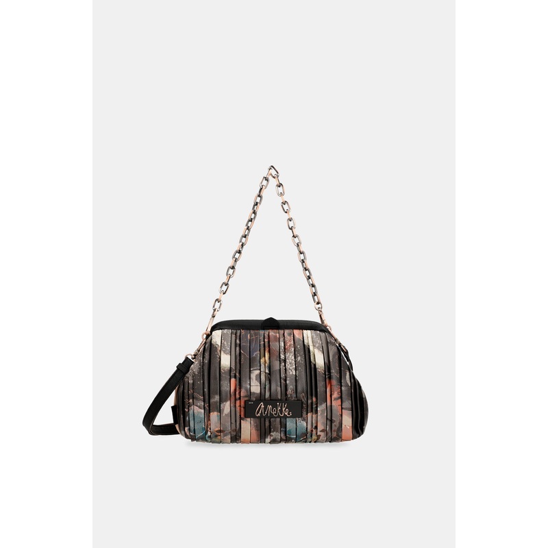 Shen Palette pleated bowler bag