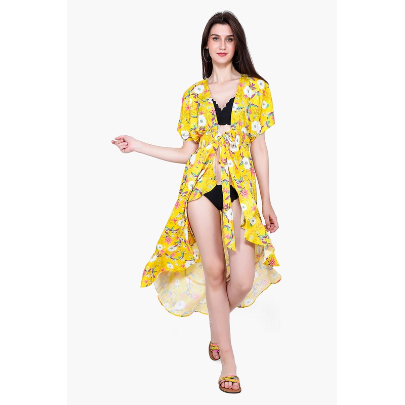 Sunshine Florals Cover Up