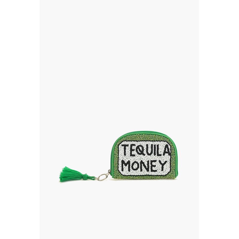 Tequila Money Beaded Pouch
