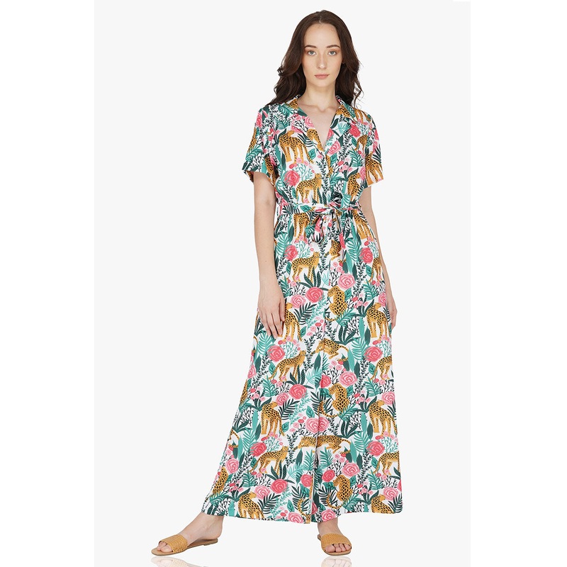 White Jaguar Paradise Jumpsuit - White Jumpsuit For Women