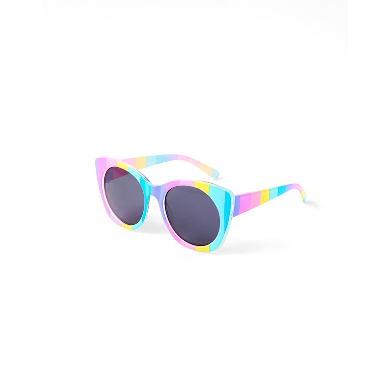 Accessorize London Rainbow Stripe Sunglasses