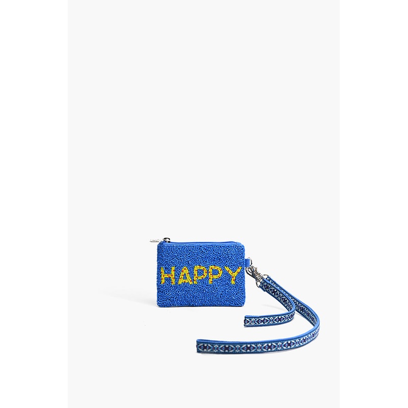 Because I am Happy Embellished Coin Bag