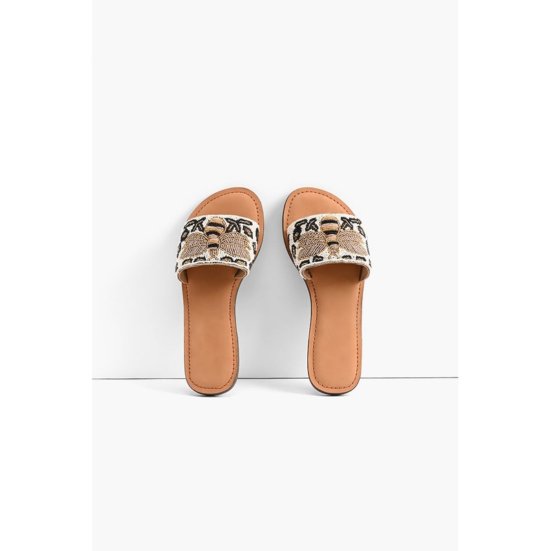 Bee Glam Slide Sandals