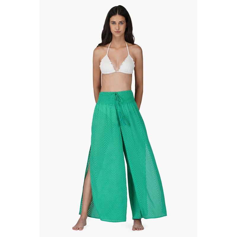 Emerald Chevron Pants