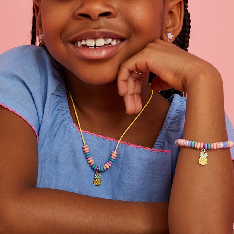 Fruit Bead Necklace And Bracelet Set
