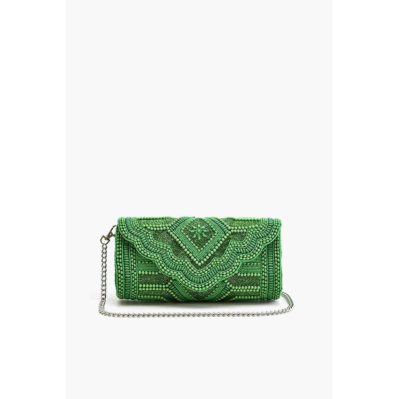 Green Jewel Evening Bag