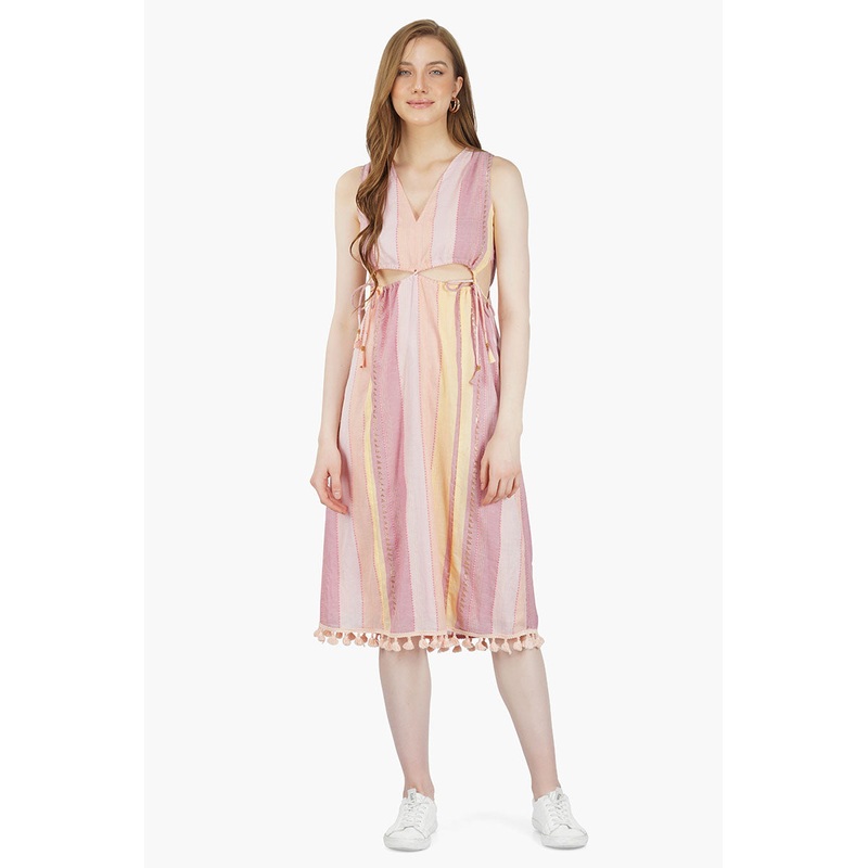 Noah Stripe Midi Dress