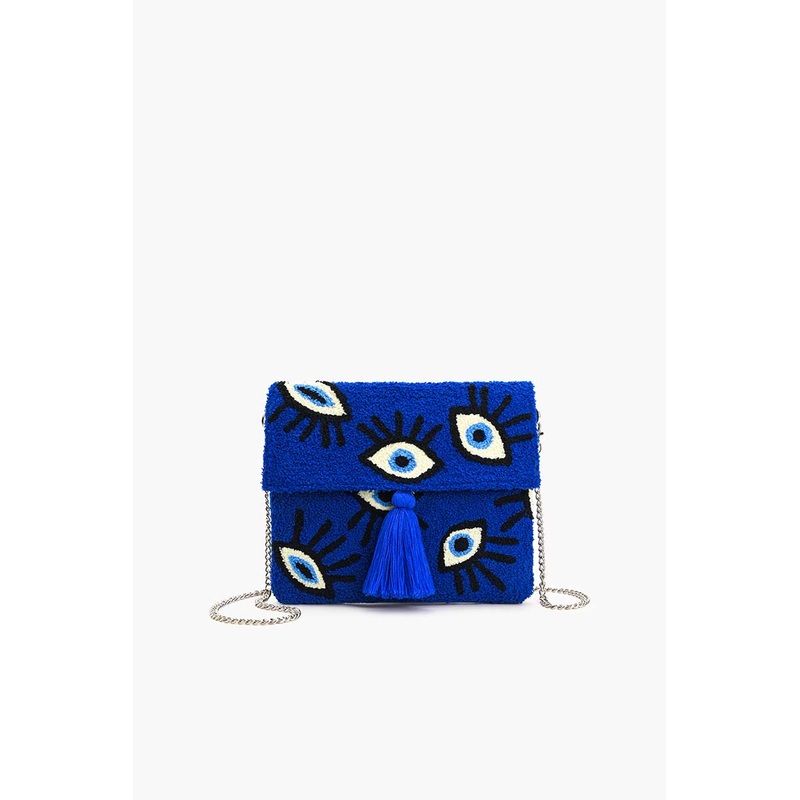 Sapphire Whimsical Wonder Eye Clutch