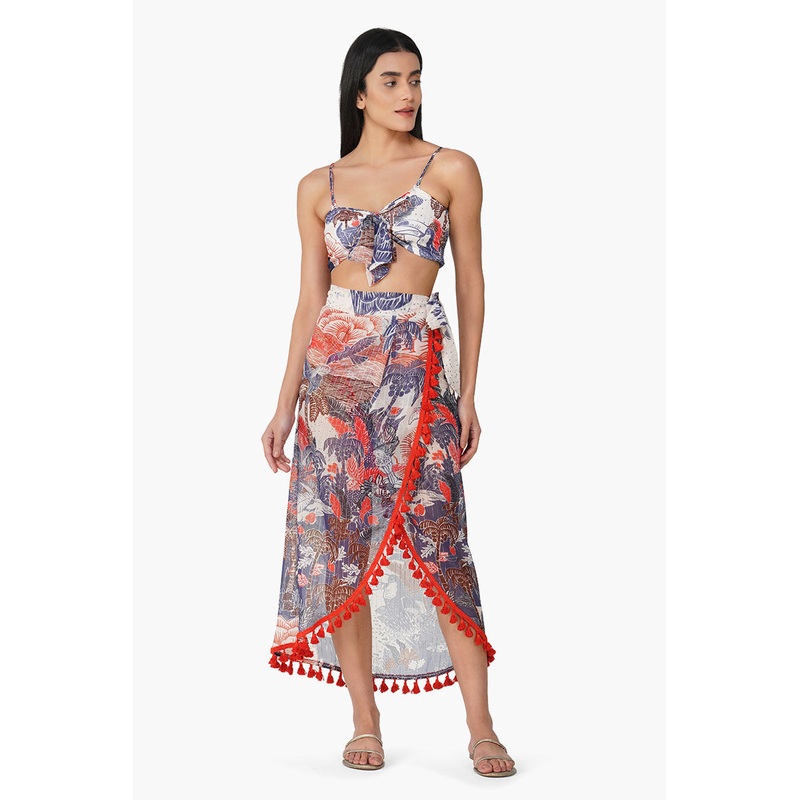 Taste Of Blue Tropics Sarong