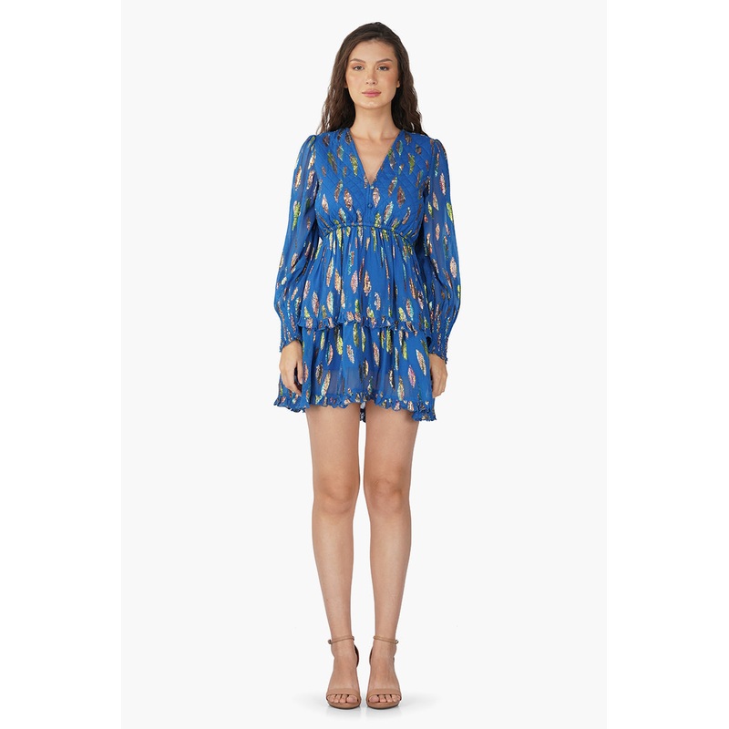 Victoria Ruffle Midi Dress