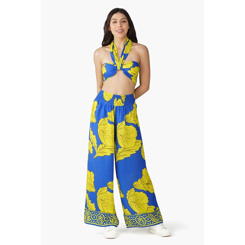 Yellow Daze Printed Pant