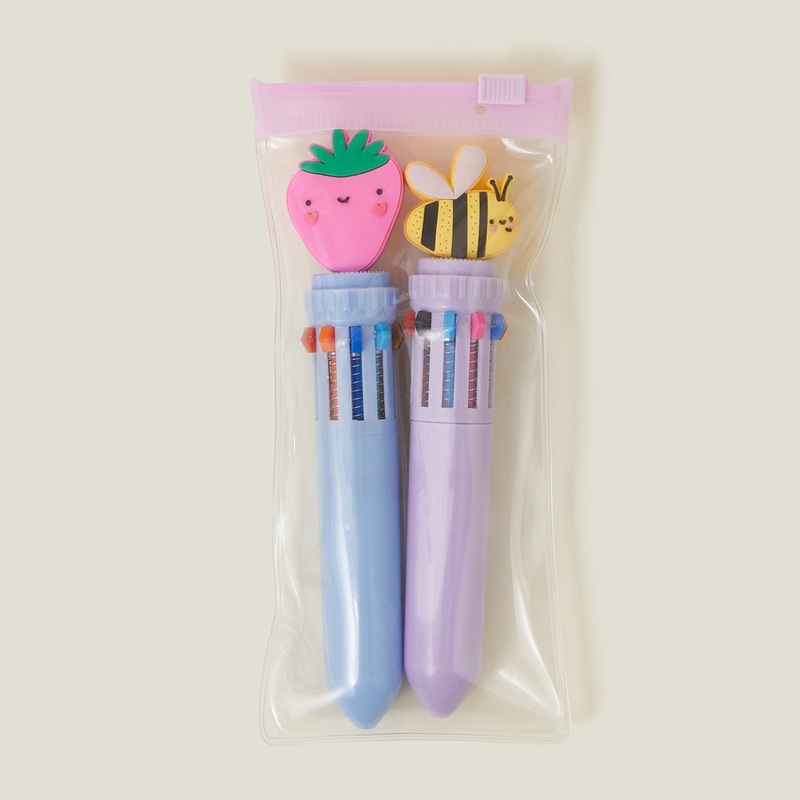 2 Mini 10 Colour Pens