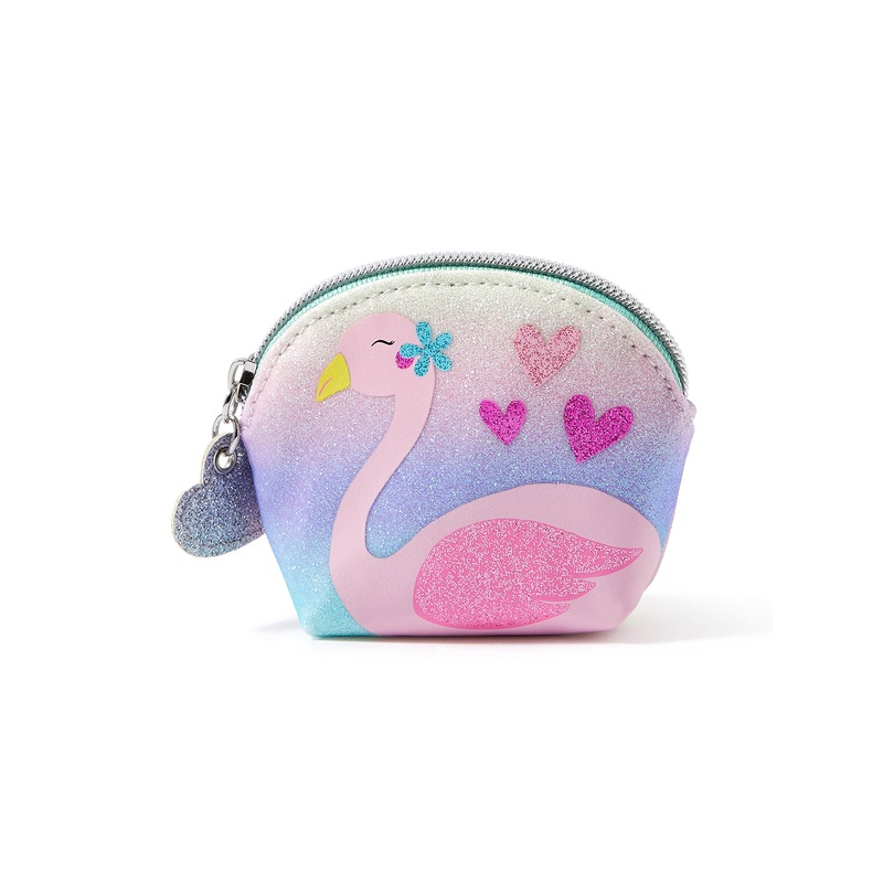 Accessorize Girl Flamingo Ombre Purse