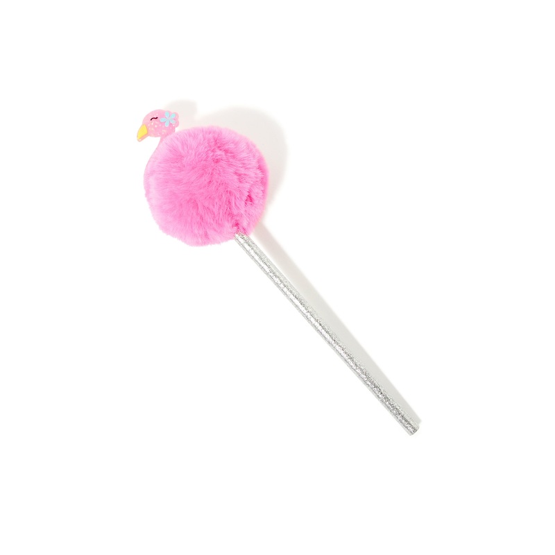 Accessorize Girl Flamingo Pom Pencil