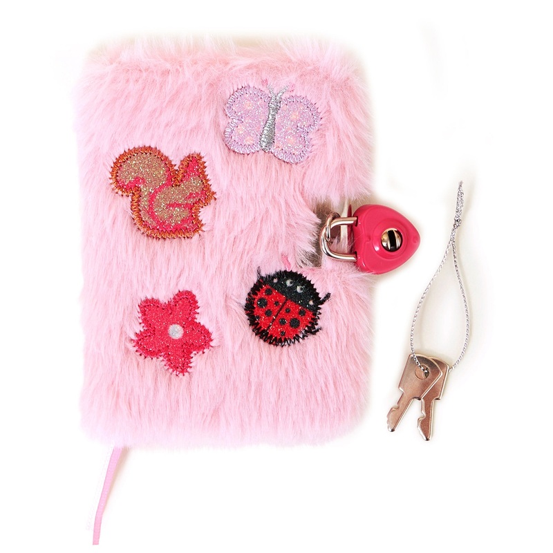 Accessorize London Girl Badge Lockable Journal