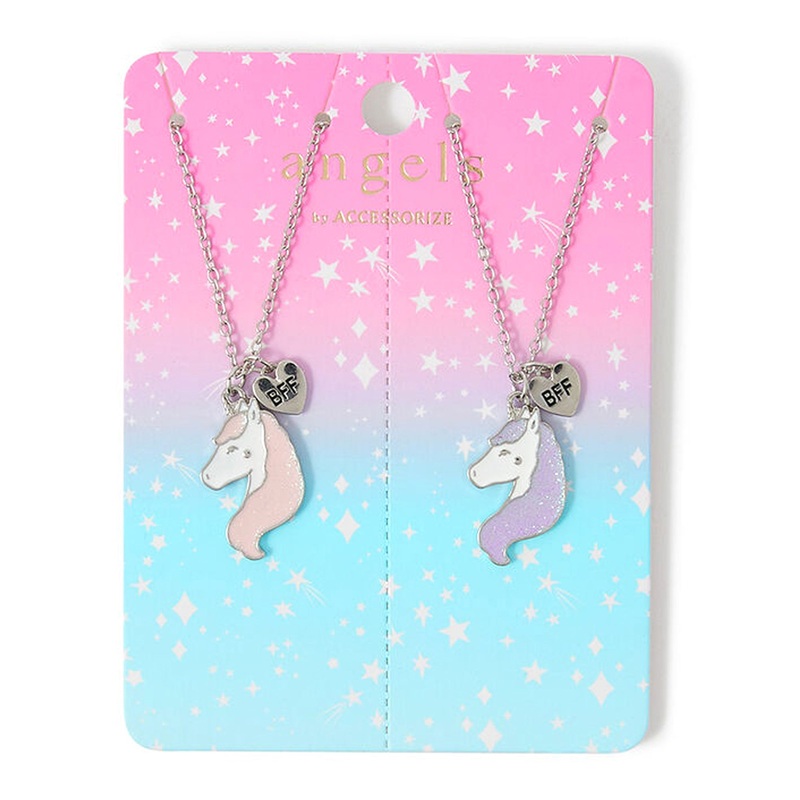 Accessorize London Girl's Unicorn Bff Necklaces