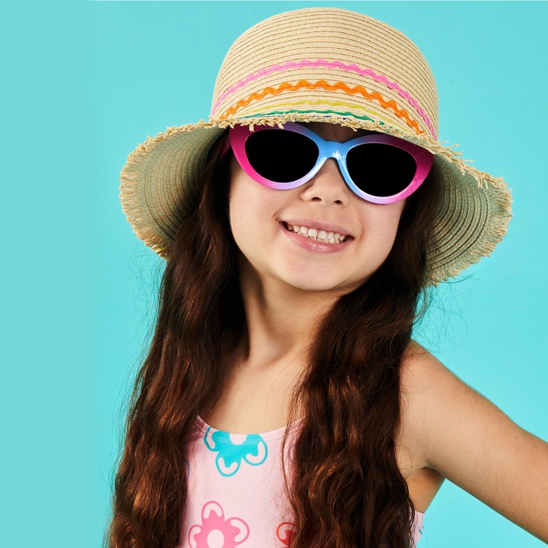 Accessorize London Ric Rac Straw Hat Natural (3-6 years)