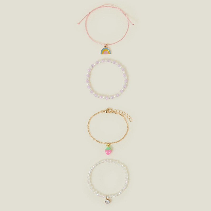 Girls Spring Friendship Bracelets Pack Of 4