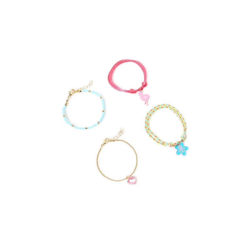 Accessorize Girl Pack Of 4 Friendship Bracelet Pack