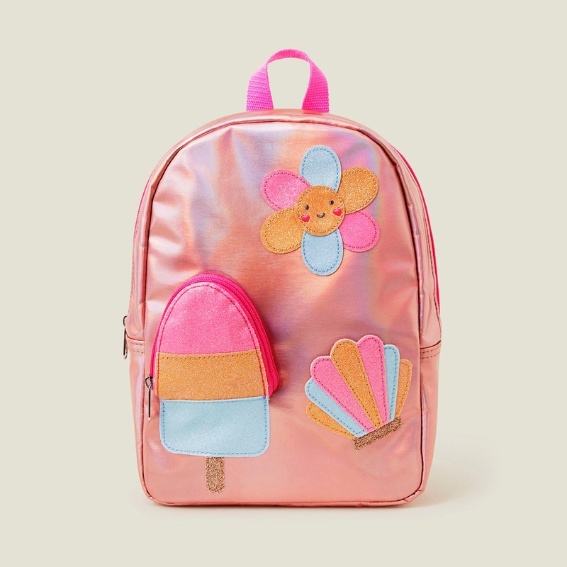 Metallic Pink Backpack