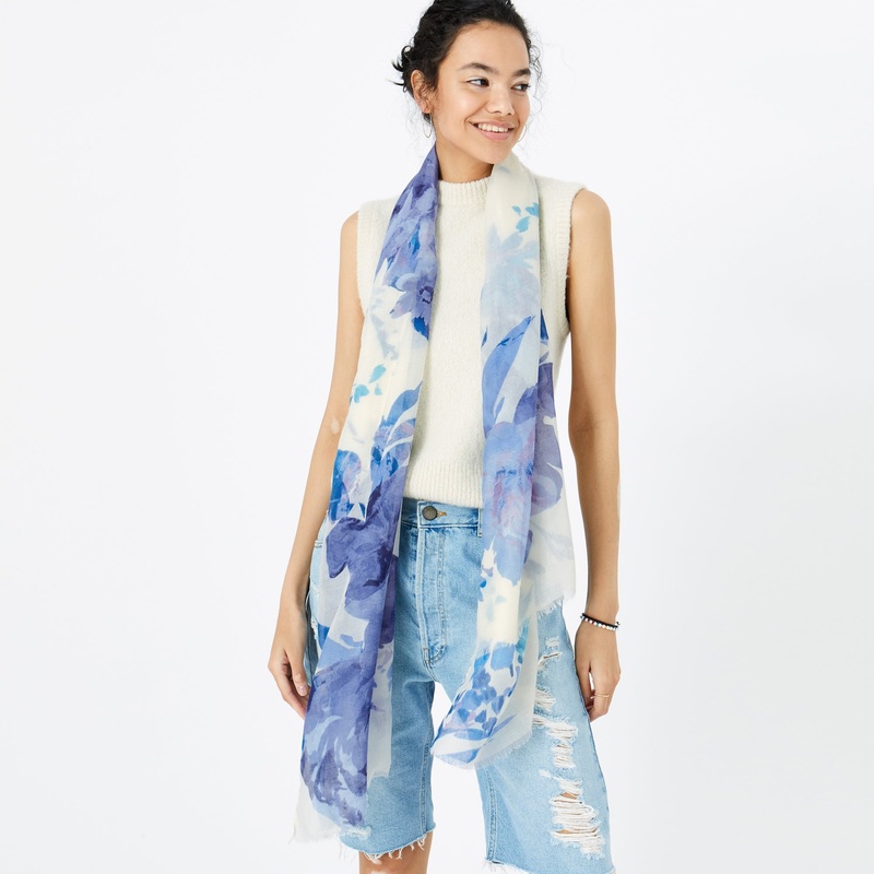Accessorize London Women's Erica Floral Print Scarf