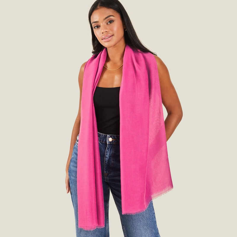 Accessorize London Women's Sorrento Scarf Pink